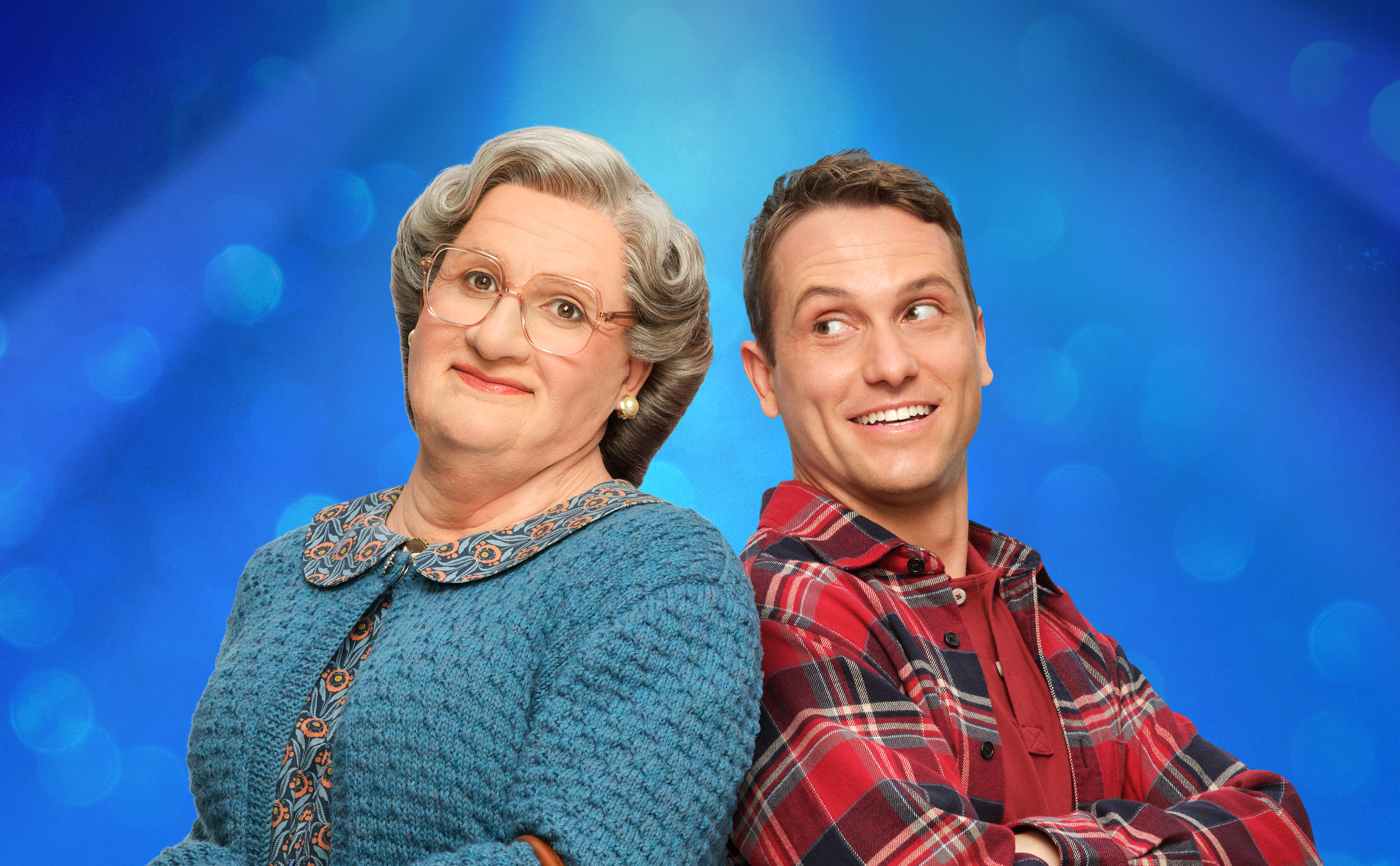 Jake Speer, who plays both Daniel Hillard and Mrs. Doubtfire in the Australian production. Photo: John Tsiavis.
