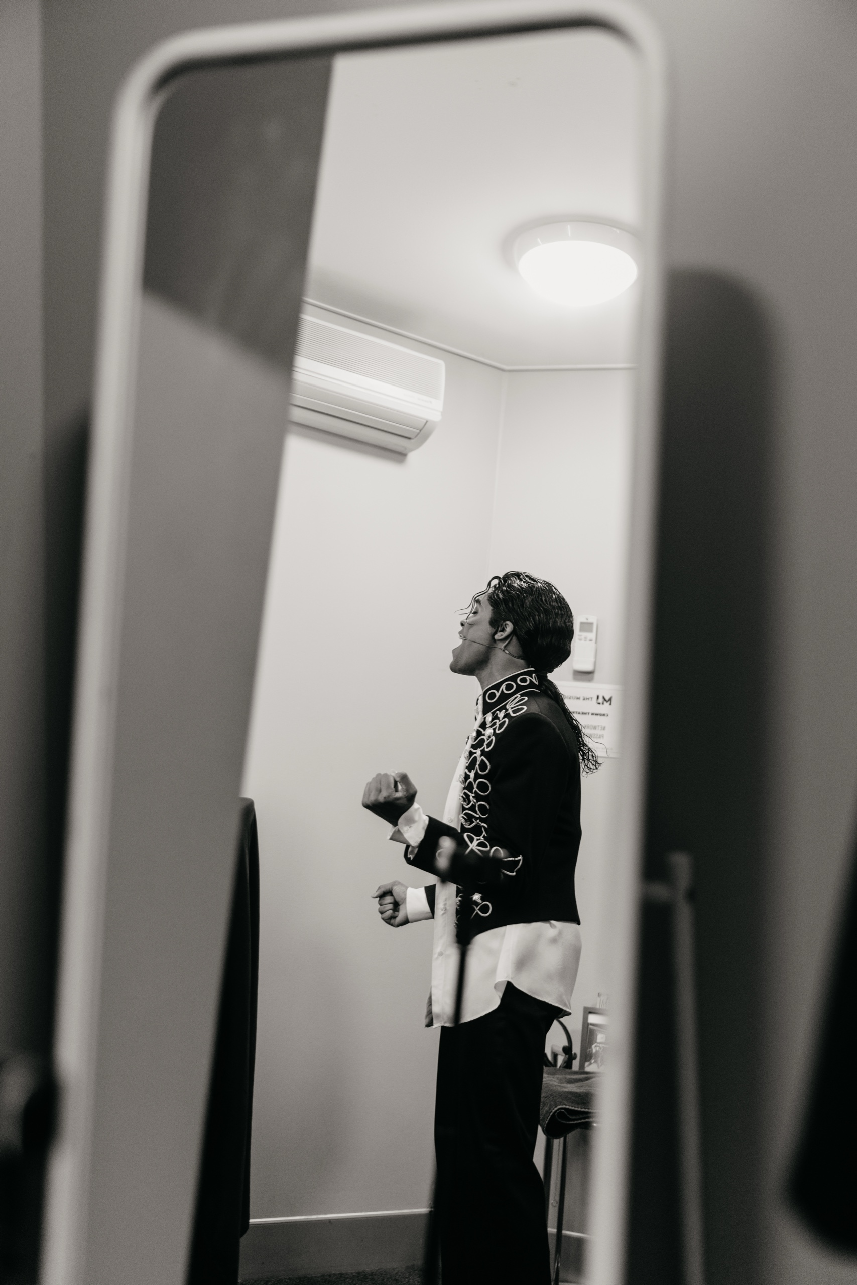 Backstage before the show, Perth season. Photo: Jarrad Seng
