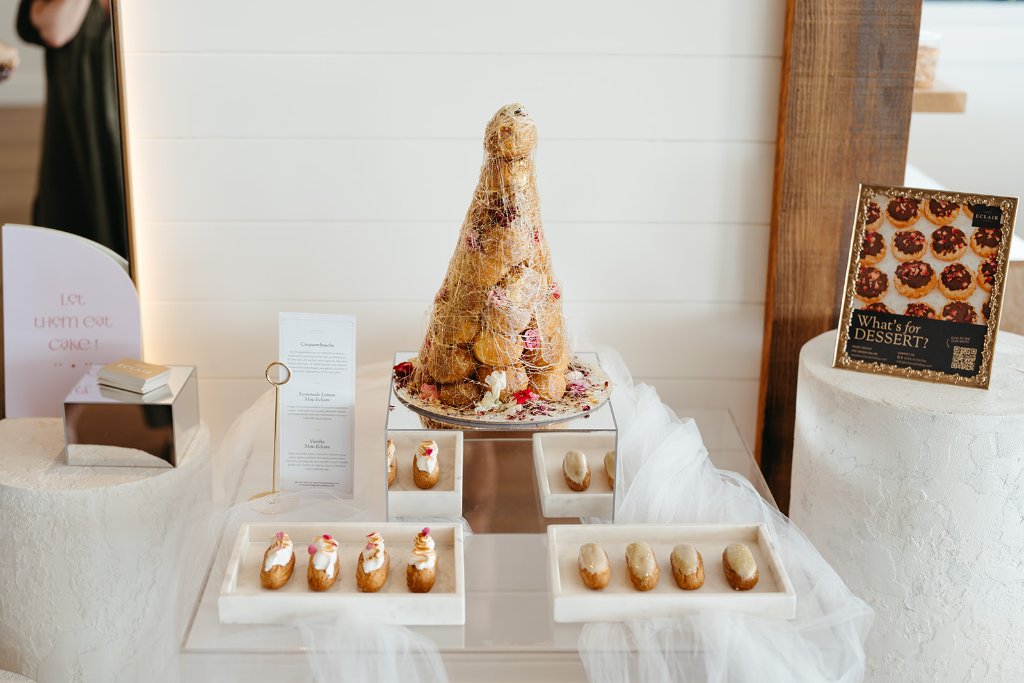 Eclair at the Bay wedding and events setup